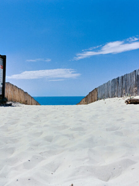 Fine art picture showing a path to a beach